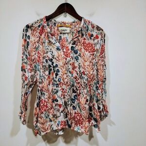 Chufy Nile Tales Floral Printed Blouse